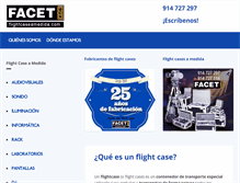 Tablet Screenshot of flightcaseamedida.com